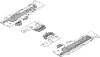  BLUM T60B3530 TIP-ON BLUMOTION do Tandembox "L3", 5-40 kg, NL=350-650 mm, ciemnoszary