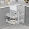 S-3007-UB-W CARGO NAROŻNE UNIQUE BOX 450 STALOWE BOKI BIAŁE UNIWERSALNE