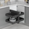 S-3007-UB-A CARGO NAROŻNE UNIQUE BOX 450 STALOWE BOKI ANTRACYT UNIWERSALNE